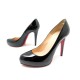 CHAUSSURES ESCARPINS LOUBOUTIN 38 CUIR VERNI 