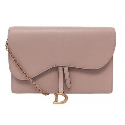 NEUF SAC A MAIN CHRISTIAN DIOR POCHETTE SADDLE CHAINE S5620CCEH POUCH BAG 1750€