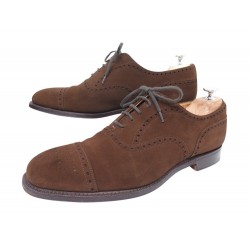 CHAUSSURES CHURCH'S DIPLOMAT 7334 9.5F 43.5 RICHELIEU EN DAIM MARRON SHOES 970€