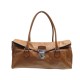 SAC A MAIN PRADA BAGUETTE A RABAT PORTE EPAULE CUIR CAMEL LEATHER HANDBAG 2600€