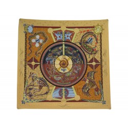 NEUF FOULARD HERMES REVE D'AUSTRALIE PAUWELS CARRE 90 SOIE BOITE SILK SCARF 530€