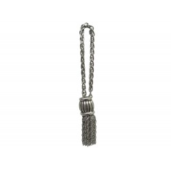 VINTAGE PORTE CLE HERMES GAETAN DE PERCIN GLAND DE PASSEMENTERIE ARGENT KEY RING
