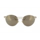 NEUF LUNETTES DE SOLEIL PRADA +ETUI PR54TS ZVN-1C0 EN METAL DORE SUNGLASSES 430€