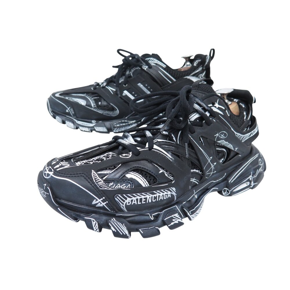 NEUF CHAUSSURES BALENCIAGA TRACK GRAFFITI 542023 BASKETS 7 40 41 SNEAKERS 1150€