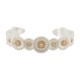 NEUF BRACELET BUCCELLATI MANCHETTE BLOSSOMS MARGUERITE ARGENT DAISY BANGLE 1300€