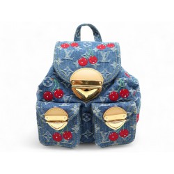 NEUF RARE SAC A DOS LOUIS VUITTON X MURAKAMI VENICE DENIM NM M13679 BACKPACK BAG