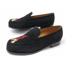 NEUF CHAUSSURES JM WESTON MOCASSINS 180 1282GNU2871F DAIM 5.5D 39.5 SHOES 970€