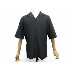 NEUF CHEMISE LOUIS VUITTON MONOGRAM JACQUARD NOIR S 46 SOIE ET COTON SKIRT 1300€