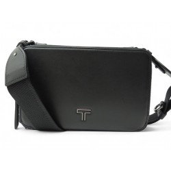 NEUF SAC A MAIN TUMI VOYAGEUR MYLA 152456-T522 CUIR NOIR BANDOULIERE BAG 460€