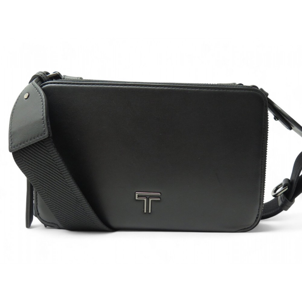 NEUF SAC A MAIN TUMI VOYAGEUR MYLA 152456-T522 CUIR NOIR BANDOULIERE BAG 460€