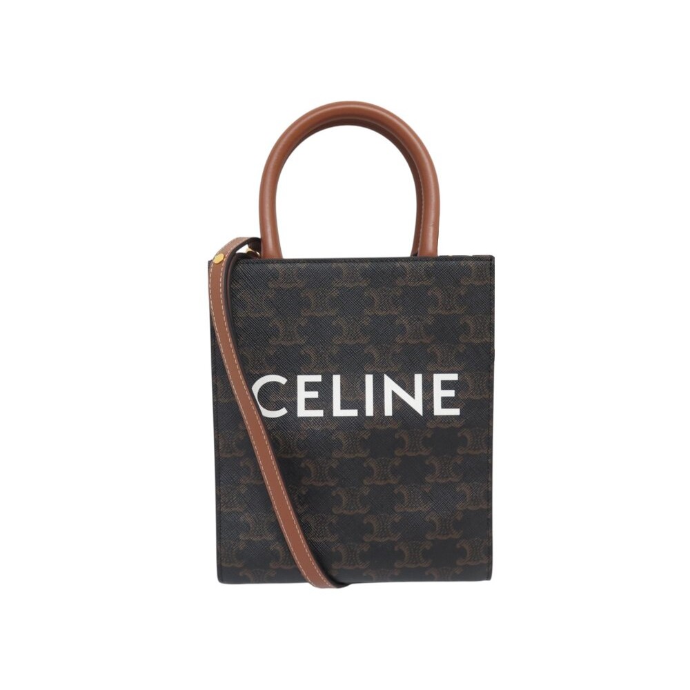 NEUF SAC A MAIN CELINE MINI CABAS VERTICAL TRIOMPHE 194372 BANDOULIERE BAG 1250€