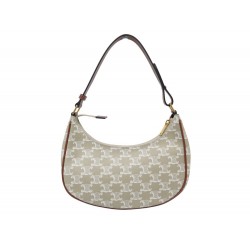 NEUF SAC A MAIN CELINE AVA EN TOILE TRIOMPHE BEIGE 193952 HAND BAG PURSE 1350€