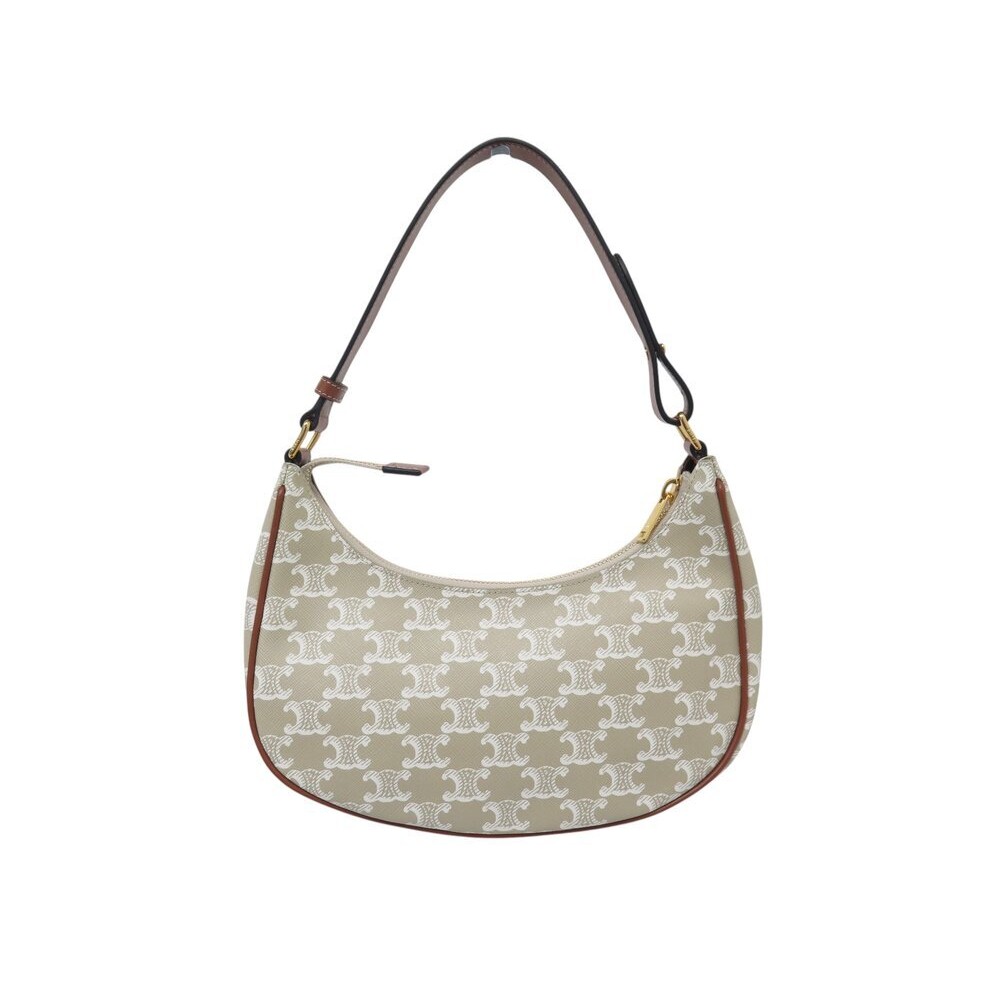NEUF SAC A MAIN CELINE AVA EN TOILE TRIOMPHE BEIGE 193952 HAND BAG PURSE 1350€