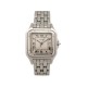 MONTRE CARTIER PANTHERE GM 130000C QUARTZ 41 MM ACIER STEEL WATCH +BOITE 6550€