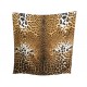 FOULARD YVES SAINT LAURENT RIVE GAUCHE LEOPARD CARRE 90 EN SOIE SILK SCARF 430€