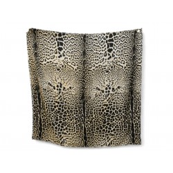 FOULARD YVES SAINT LAURENT FOULARD LEOPARD CARRE 130 CM EN SOIE SILK SCARF 550€