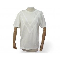 NEUF HAUT LOUIS VUITTON TSHIRT MOTIF V RM161M JIB H9Y12W L 48 50 CREME TOP 590€