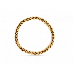 NEUF BAGUE CHAINE ATELIER VM WOW DELIZIOSO EN OR JAUNE 18K T56 GOLD RING 670€