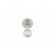 PIERCING D'OREILLE MARIA TASH EN OR BLANC 18K DIAMANT 0.03 CT GOLD EARRING 505€