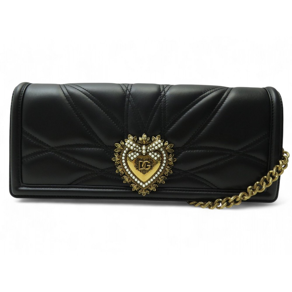 NEUF SAC A MAIN DOLCE & GABBANA DEVOTION BAGUETTE CUIR BANDOULIERE HANDBAG 2830€