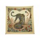 FOULARD HERMES JUNGLE LOVE ROBERT DALLET CARRE 90 EN SOIE JAUNE SILK SCARF 530€
