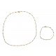 NEUF LOT ATELIER VM COLLIER VIENNA 42 CM + BRACELET T17 3 ORS 18K NECKLACE 790€
