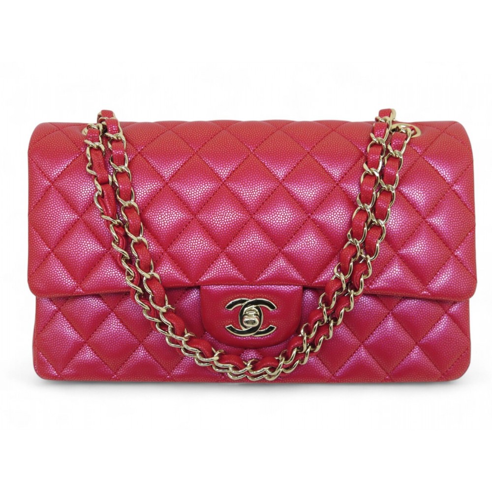 NEUF SAC A MAIN CHANEL TIMELESS CLASSIQUE MEDIUM A01112 CUIR CAVIAR BAG 10300€