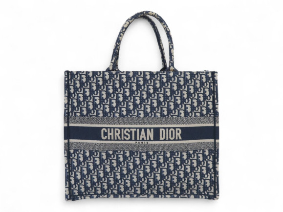 sac a main christian dior book tote large toile