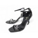 NEUF CHAUSSURES SAINT LAURENT OPYUM 557679 38.5 EN CUIR VERNIS NOIR SHOES 1300€