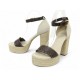 CHAUSSURES LOUIS VUITTON COASTLINE ESPADRILLES MONOGRAM 38.5 SANDALES SHOE 1120€