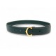 NEUF VINTAGE CEINTURE MUST DE CARTIER BOUCLE C T75 EN CUIR GRAINE NOIR BELT 500€