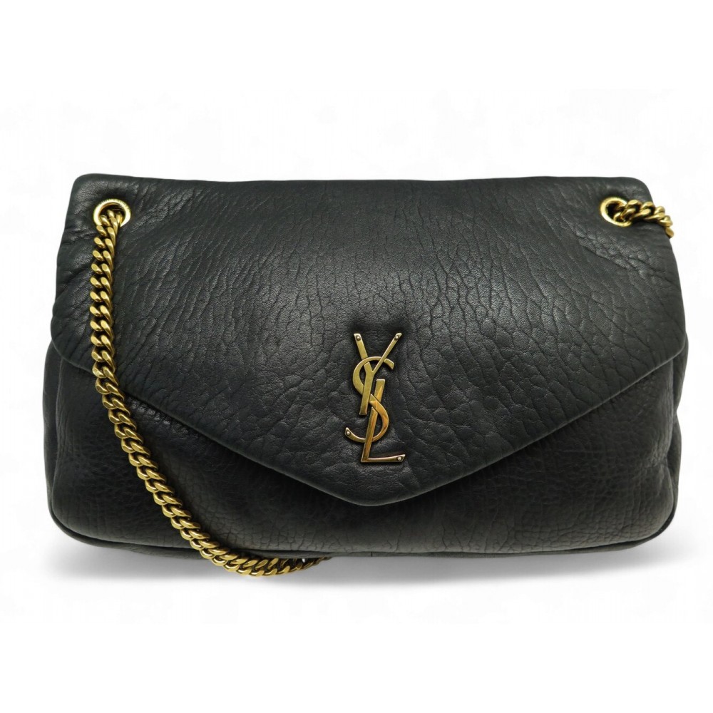 SAC A MAIN SAINT LAURENT LOULOU PUFFER 577475 MEDIUM CUIR BANDOULIERE BAG 2950€