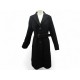 VINTAGE MANTEAU CELINE LAINE ET CACHEMIRE AVEC CEINTURE L 42 BLACK COAT 4300€