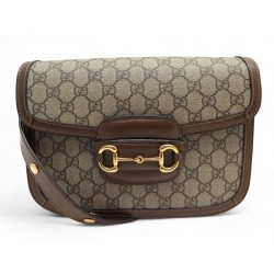 NEUF SAC A MAIN GUCCI HORSEBIT 1955 602204 EN TOILE GG BANDOULIERE HANDBAG 2700€