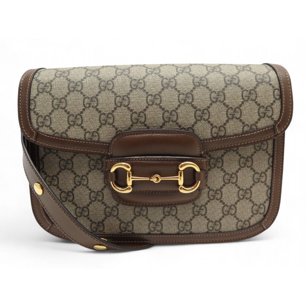 NEUF SAC A MAIN GUCCI HORSEBIT 1955 602204 EN TOILE GG BANDOULIERE HANDBAG 2700€