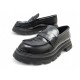CHAUSSURES ALEXANDER MCQUEEN MOCASSINS WANDER LOAFERS 39 EN CUIR NOIR SHOES 990€