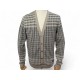NEUF GILET CARDIGAN LOUIS VUITTON L 48 M EN LAINE A CARREAUX WOOL VEST NEW 1200€