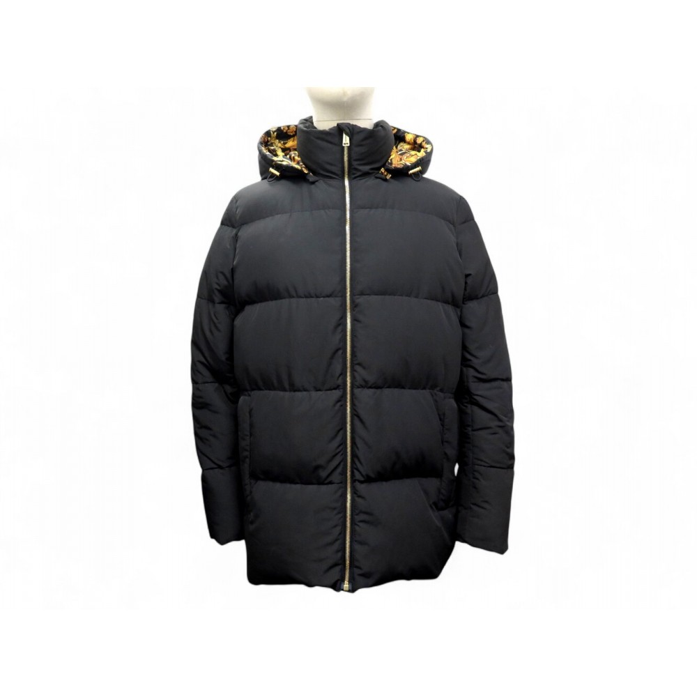 NEUF MANTEAU VERSACE DOUDOUNE CAPUCHE BAROCCO 1002793 M 48 COAT JACKET 1690€