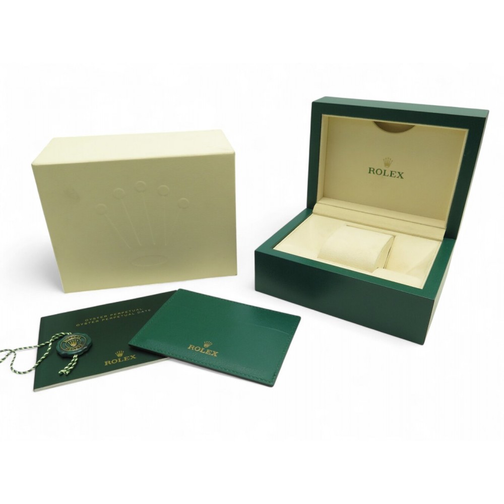 BOITE PR MONTRE ROLEX OYSTER PERPETUAL DATE 39137.08 + PORTE CARTES LIVRET TAG