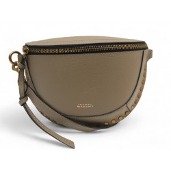 SAC CEINTURE A MAIN ISABEL MARANT SKANO BANANE EN CUIR TAUPE BELT BUM BAG 590€