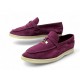 CHAUSSURES LORO PIANA MOCASSINS SUMMER CHARMS WALK 37 IT 38 FR SUEDE SHOES 860€