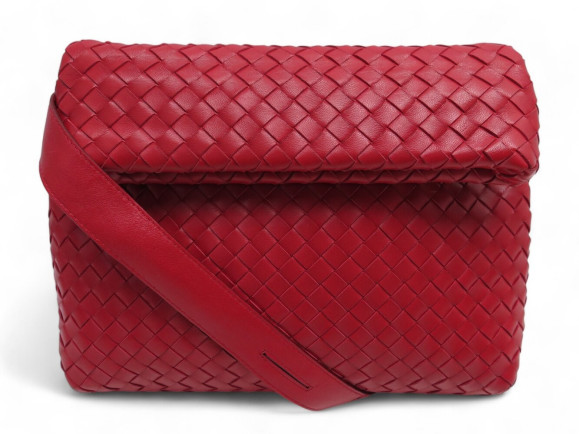 sac a main bottega veneta flap lock intrecciato cuir