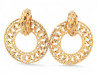  boucles d'oreilles chanel creoles 1990 anneaux