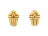 boucles d'oreilles bulgari parentesi or jaune 18k 16.3