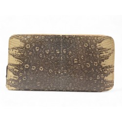 NEUF PORTEFEUILLE HERMES AZAP OMBRE EN CUIR LEZARD MONNAIE LIZARD WALLET 4700€