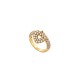 BAGUE POIRAY COEUR SECRET T52 69 DIAMANTS 1CT EN OR JAUNE 18K 6.7GR GOLD 4400€