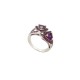 BAGUE MAUBOUSSIN SUBTILE DUALITE T52 AMETHYSTE DIAMANTS OR BLANC 18K RING 1790€