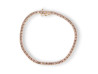 bracelet tennis t18.5 riviere 53 diamants fancy