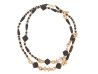 collier chanel sautoir logo cc 2023 bois perles