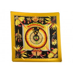 FOULARD HERMES BRAZIL LAURENCE BOURTHOUMIEUX CARRE 90 EN SOIE SILK SCARF 530€